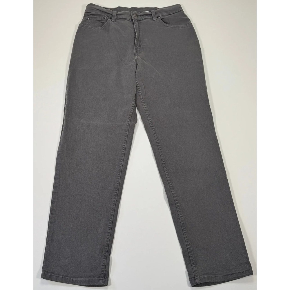 Vintage Levis 550 Womens 10 Short 29x28 Gray High Rise Mom Jeans Tapered